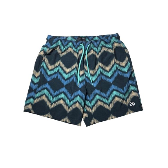 Ocean Current Men's Swim‎ Shorts M 30 With Chevron Pattern - Picture 2 of 13